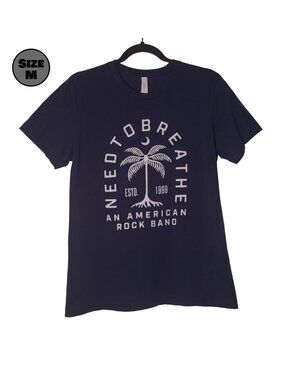 NEEDTOBREATHE: An American Rock Band USED Shirt (M, Blue , South Carolina)